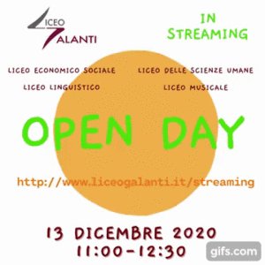 Open Day 13 dicembre 2020